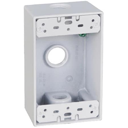 Evolve Electrical Box, Outlet Box Type, 1 Gang, Rectangular Shape EV697795